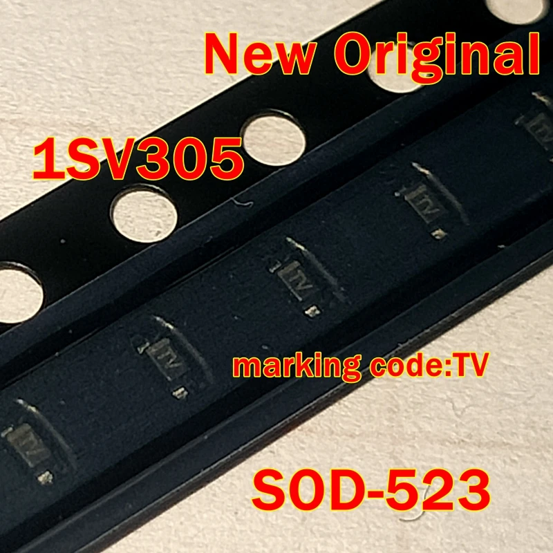 

10pcs to 500pcs 1SV305 SOD-523 New Original marking code:TV VARACTOR DIODE,SINGLE,19.3PF C(T),SMT