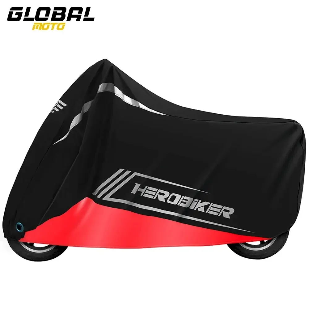 Waterproof Motorcycle Accessories Cover All Season Dustproof UV Protective Outdoor Scooter Motorbike Snowmobile Rain Cover