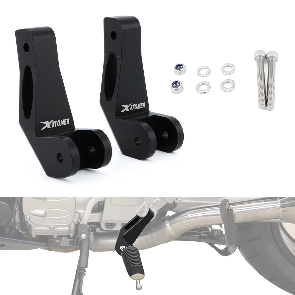 

Для Yamaha FJR1300 2001-2004 2025 FJR 1300, комплект кронштейнов для перемещения, задние подножки, подножки для мотоцикла, пассажира, опускающие подножки