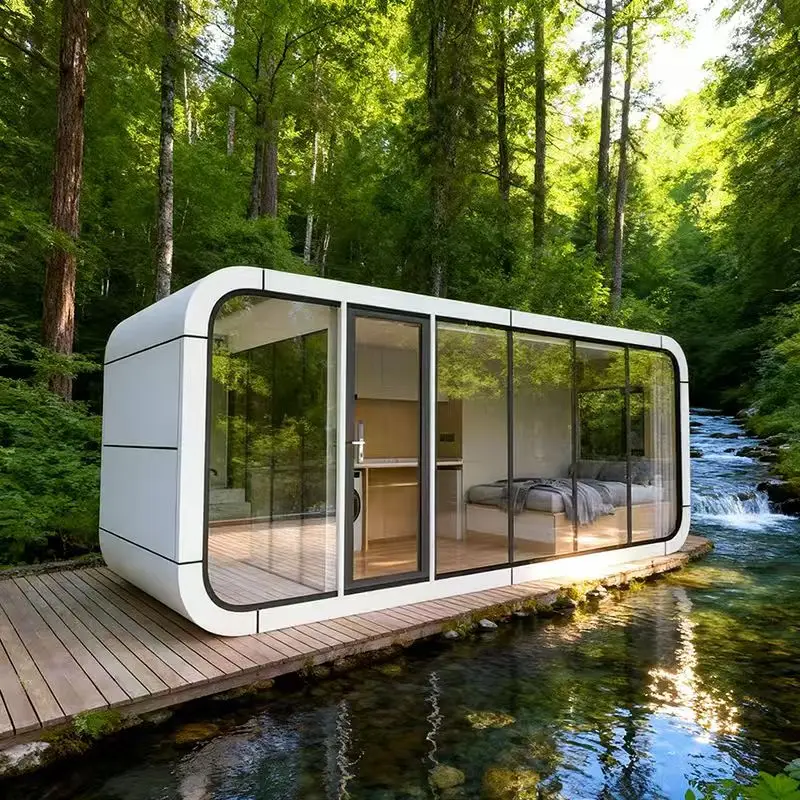 Prefabricated Houses Space Capsule Hotel Bed 2 Story Capsule Space Houses for Space Capsule Office