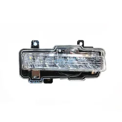 1 pçs l ou r branco led luz de condução diurna para montero v98 drl para pajero v97 v93 v95 para shogun cromo capa 6400g122