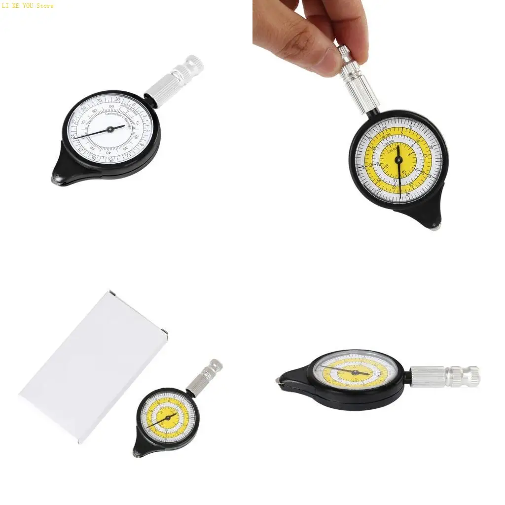 W3JE Rangefinder Odometer Distance Caculator Map Tool Metal Wheel Map Wheel Distance