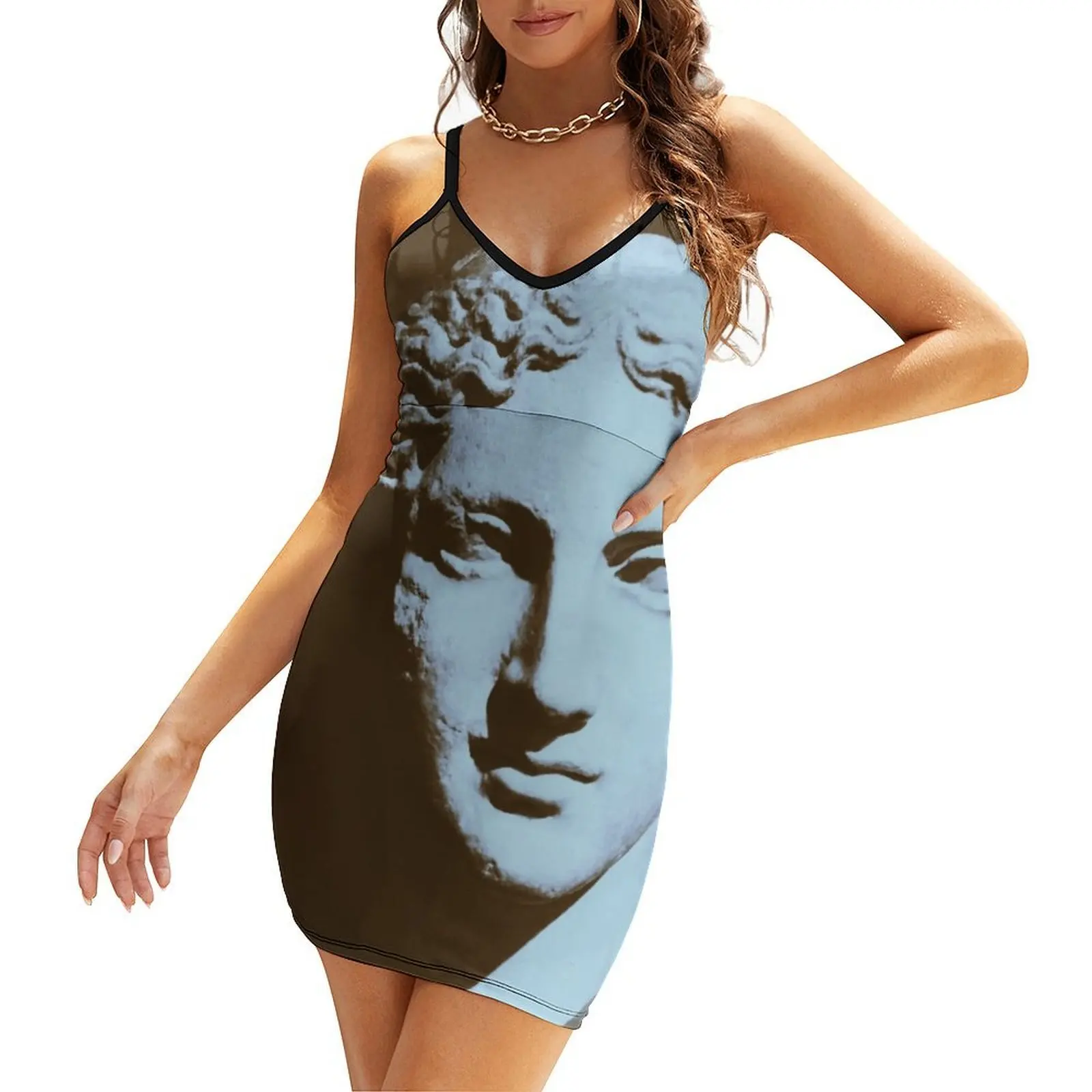 

Head of a Goddess - photo Sling Dress Female clothing dresses for womens Dress women dress party night