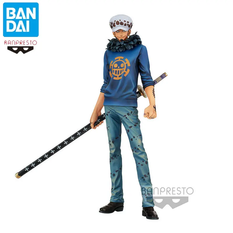 

Bandai Anime Banpresto ONE PIECE Trafalgar D.Water Law Exquisite craftsmanship Toys Action Figure Anime Figure Model HolidayGift