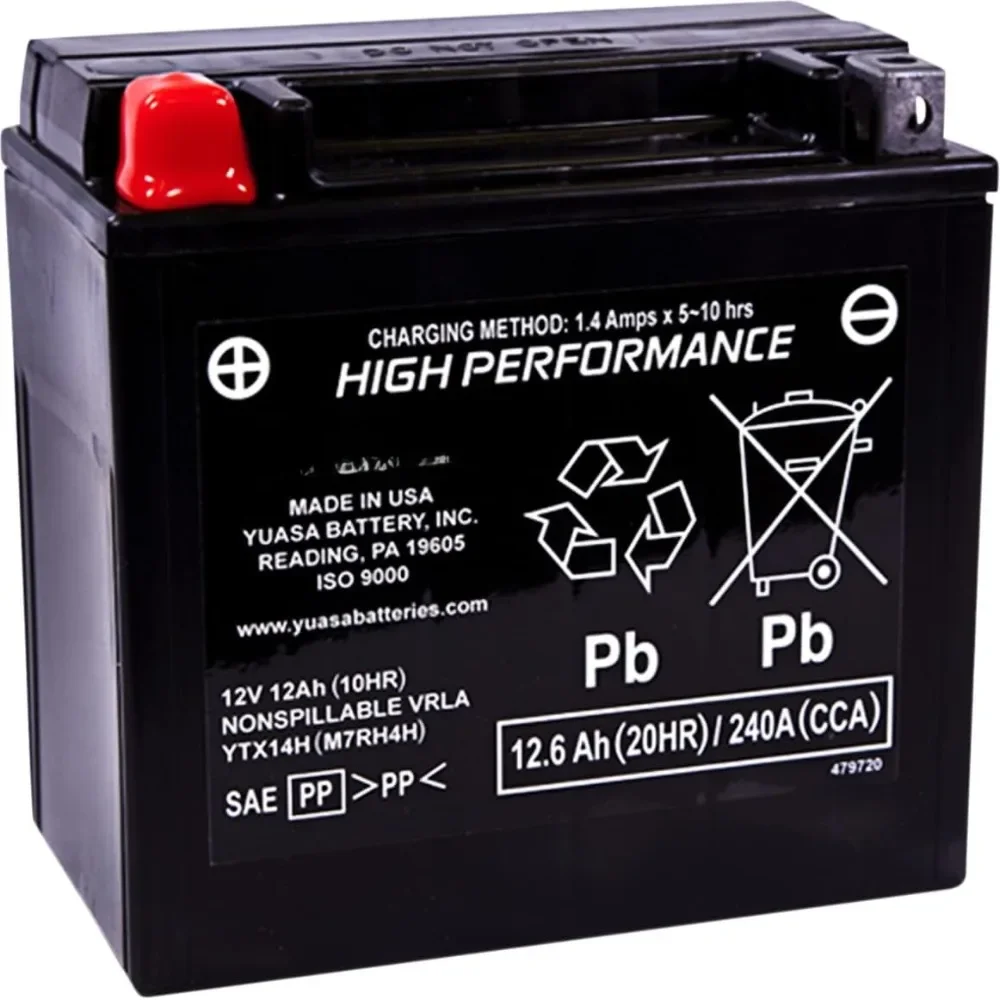 

YUAM7RH4H YTX14H Factory Activated H Series AGM Battery