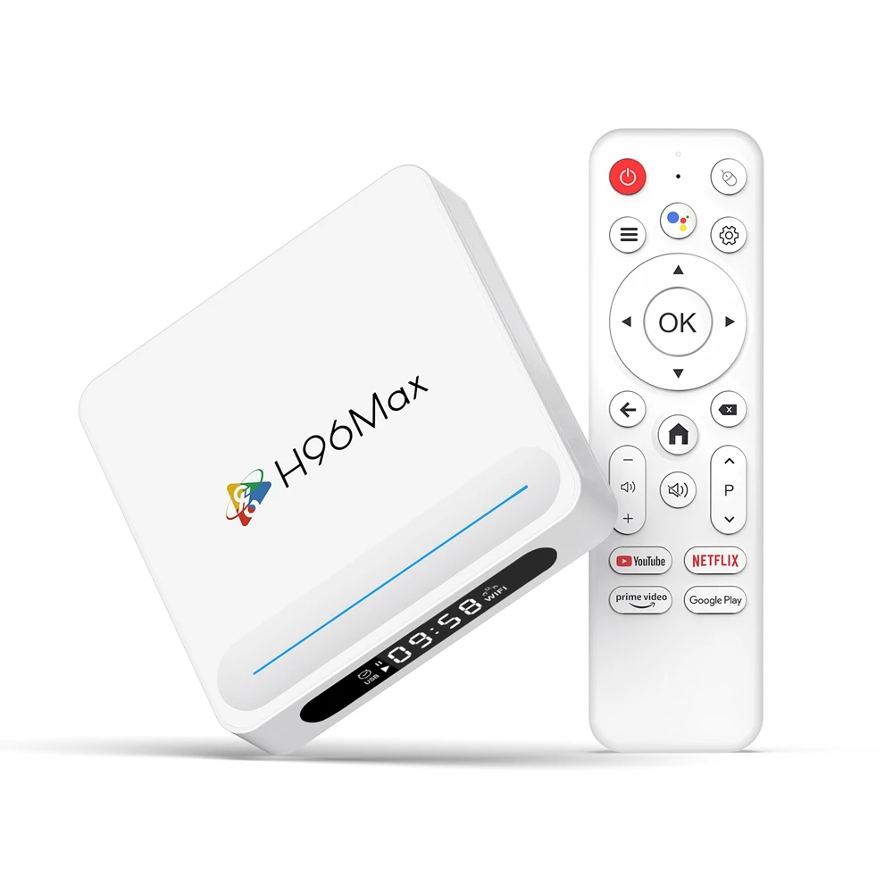 Android 14 TV BOX H96 Max H618 Plus Allwinner Quad Core 4GB 128GB