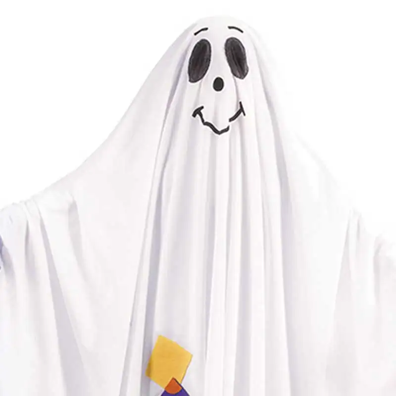 

Child Halloween Costume Boys Girls Witch Wizard Ghost Cosplay White Cloak Vampire Robe Clothes Carvinal Party Costume