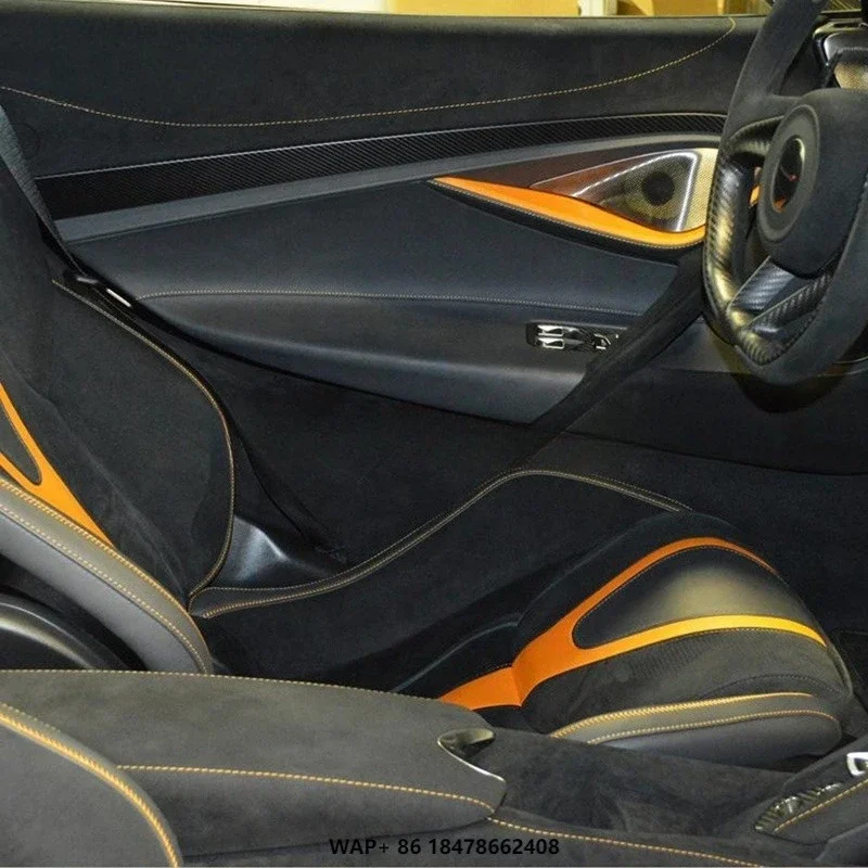 Car Door Handle Trim Cover Interior for Mclaren 2018 720S Coupe Car Door Panel Trims