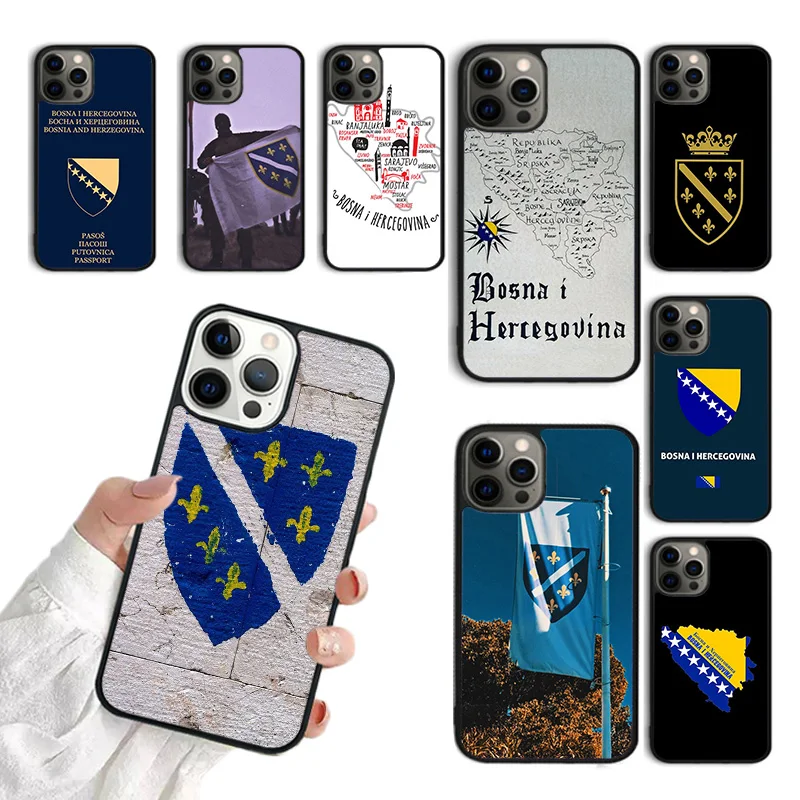 Bosnia and Herzegovina Passport Phone Case For iPhone 16 15 SE2020 6 7 8 plus 11 12 mini 13 14 pro max cover  coque