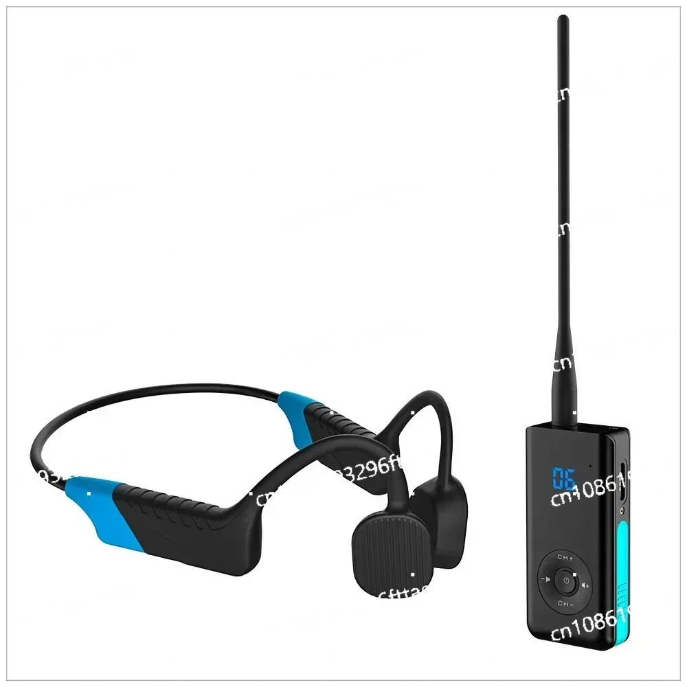 Underwater Swim Coach Walkie Talkie Communication Ear Phone Swimming Equipment Training Waterproof Wireless Headset Headphone