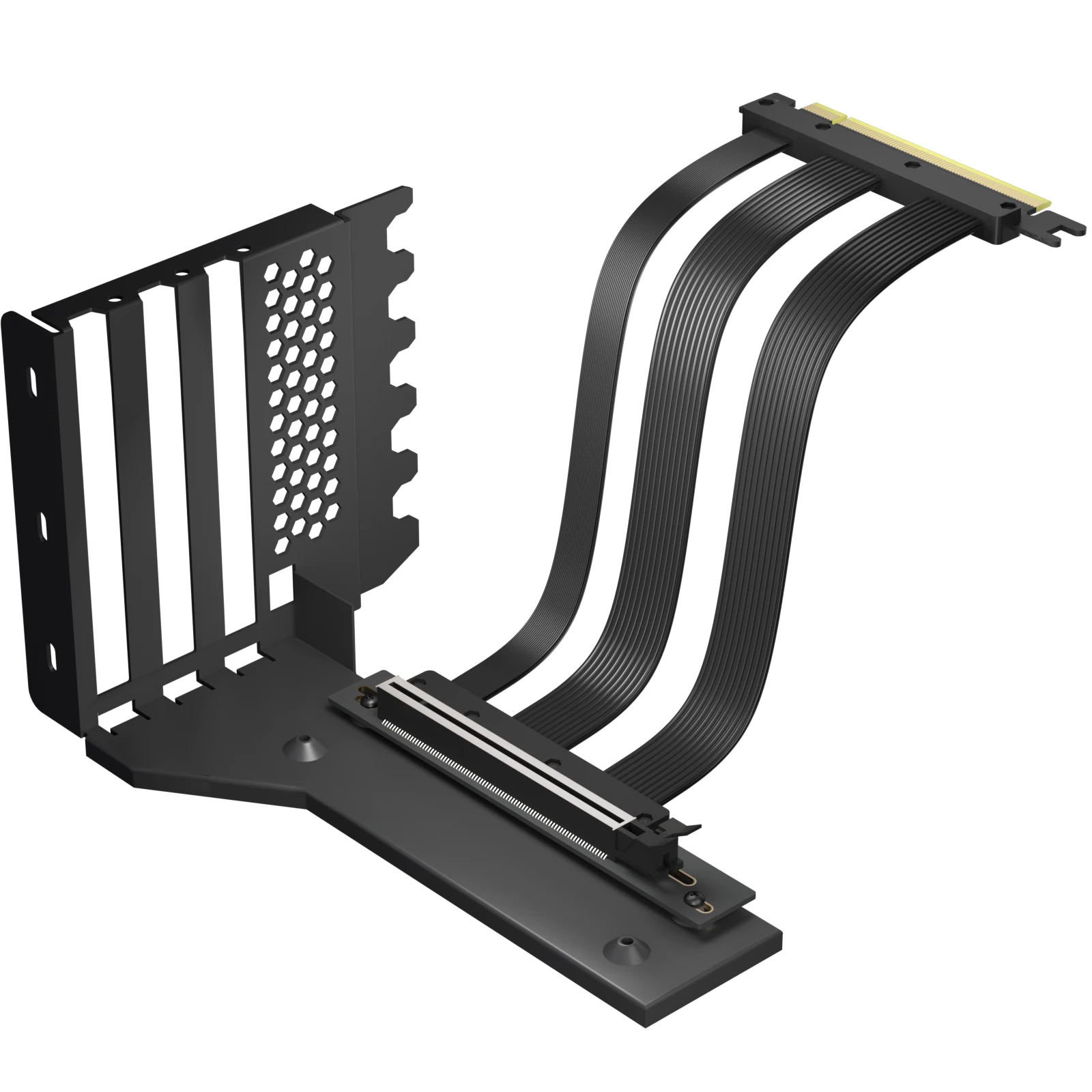 

GLOTRENDS Vertical Graphics Card Support Bracket with 150mm PCle 5.0 Riser Cable for 3-slot GPU Vertical