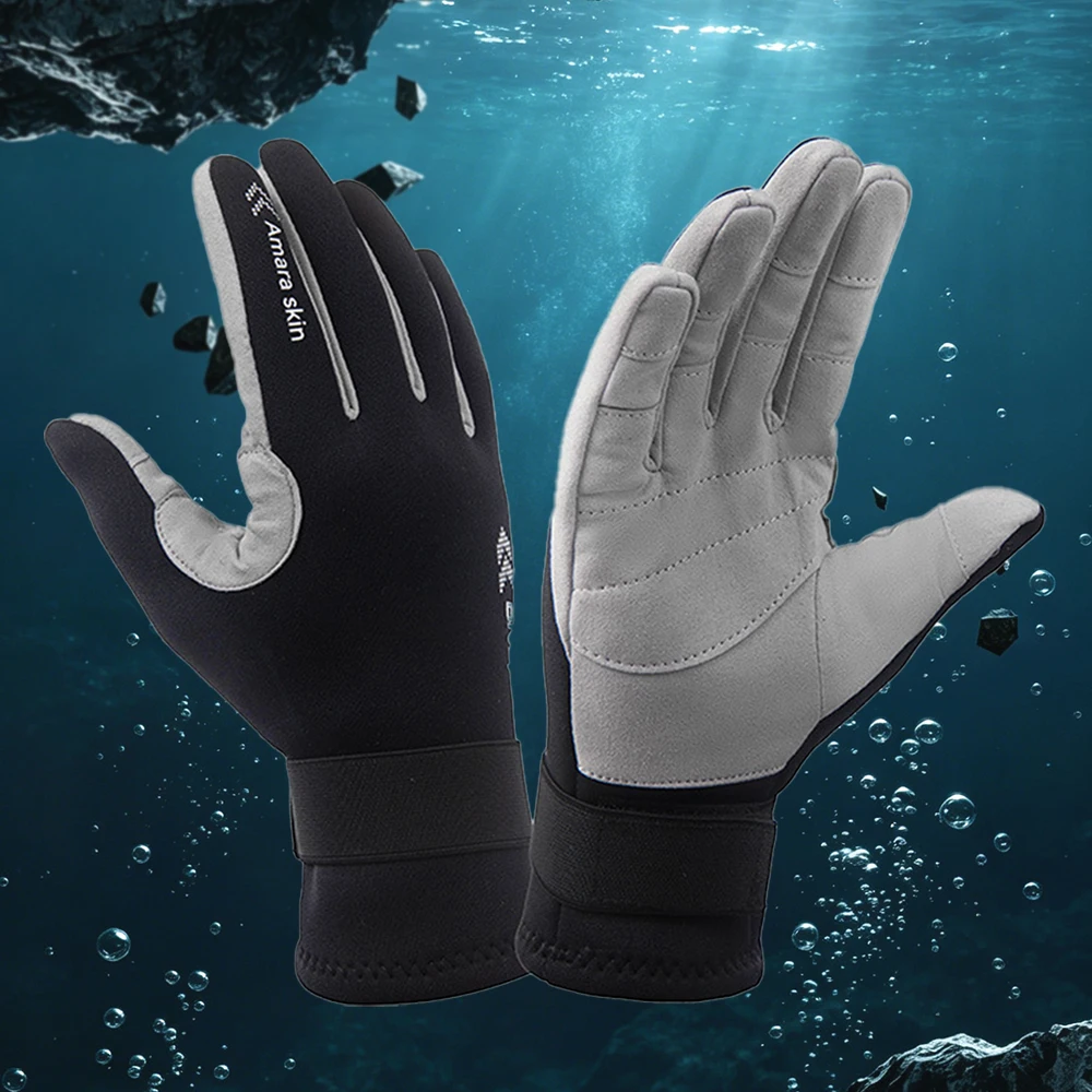 

2mm Neoprene Diving Gloves Keep Warm Scratch Proof Waterproof Anti-slip Wetsuit Gloves Spearfishing Surfing Scuba Diving Gloves