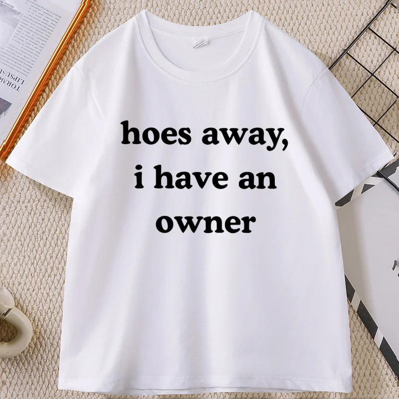 I Have Owner T-Shirt Funny I Have A Girlfriend T Shirt Men's Relationship Committed T-Shirts Casual Round Neck Printed Tees