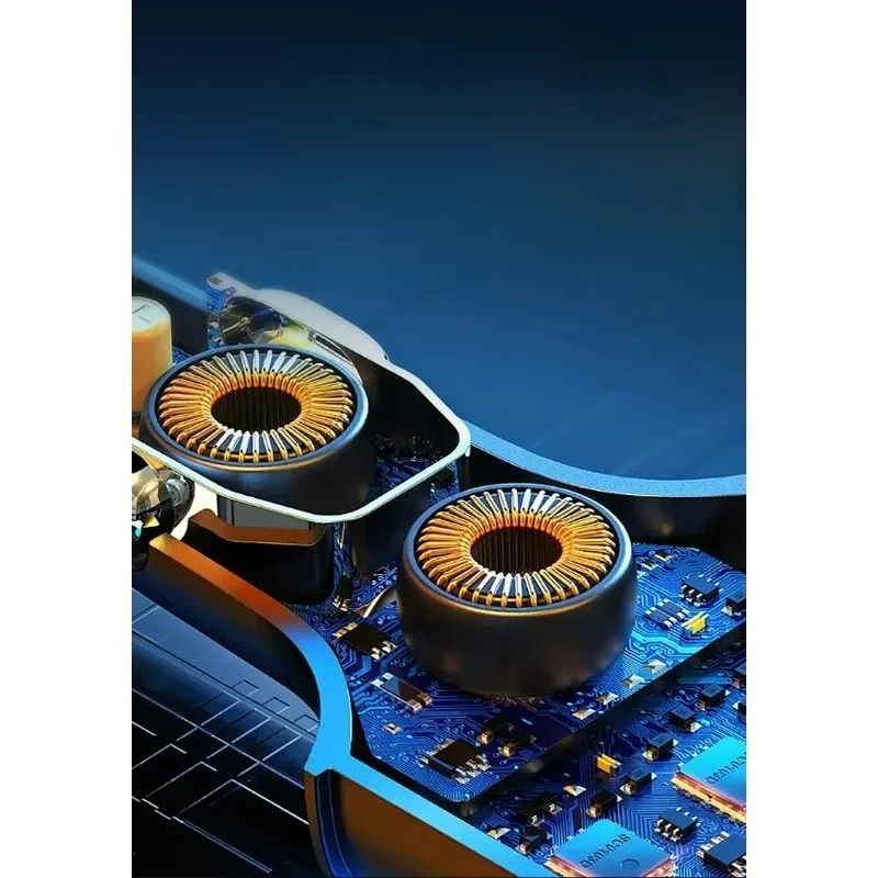 Для IPhone Huawei Samsung атмосферный светильник беспроводной Handfress Bluetooth 5,3 FM-передатчик PD 30 Вт QC18 Вт двойной USB быстрая зарядка Для IPhone Huawei Samsung атмосферный светильник беспроводной Handfress Bluetooth 5,3 FM-передатчик PD 30 Вт QC18 Вт двойной USB быстрая зарядка