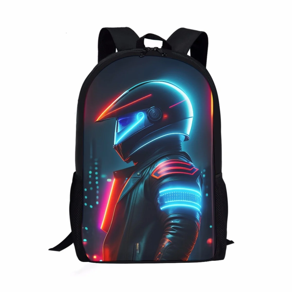 Moda na moda legal impressão 3d sacos de escola para meninas meninos adolescente escola mochila grande menino bookbag alta capacidade bolsa de ombro