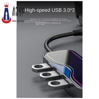 A29F-7-In-1 Type-C Docking Station Gigabit Network Port Docking Station HUB Hub Extender USB3.0 Splitter