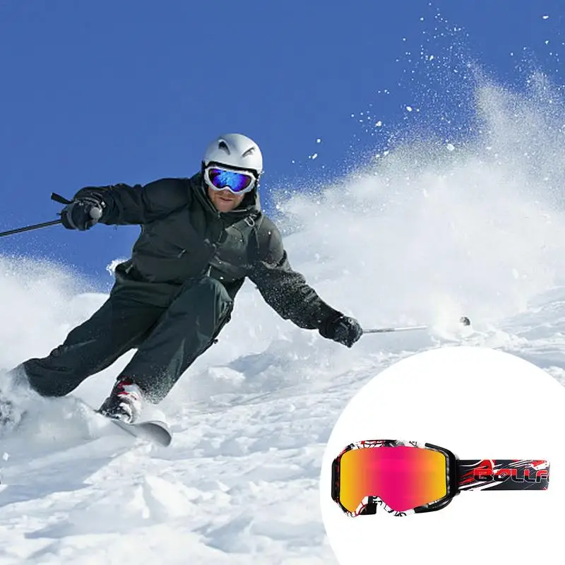 Outdoor Unisex Ski Goggles Snow Snowboard Glasses Snowmobile Eyewear Outdoor Sport Ski Googles For Adults Skiing Glasses