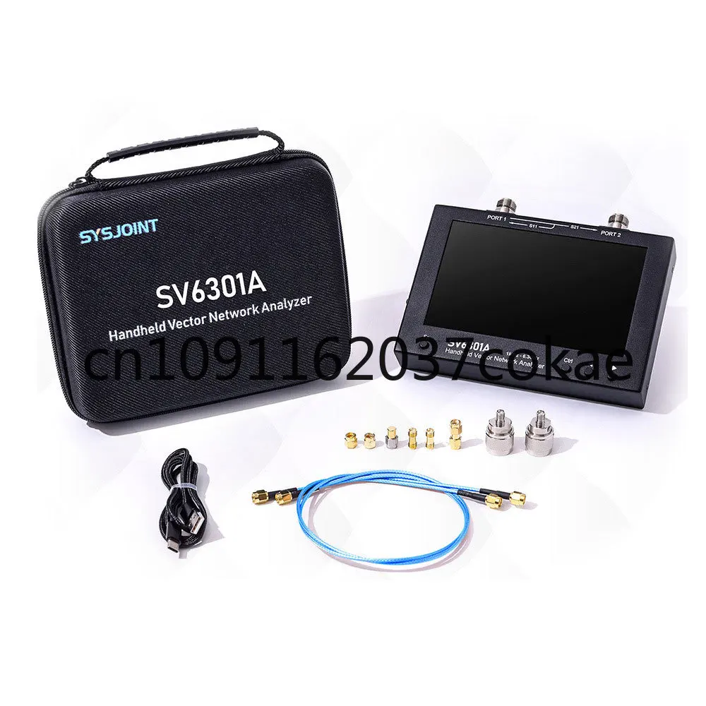 

SV6301A VNA 1MHz - 6.3GHz Handheld Portable Vector Network Analyzer with 7'' Screen