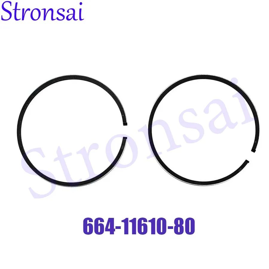 

664-11610-80 Набор поршневых колец STD для подвесного мотора Yamaha 25HP 25C, 67 мм, детали лодочного двигателя