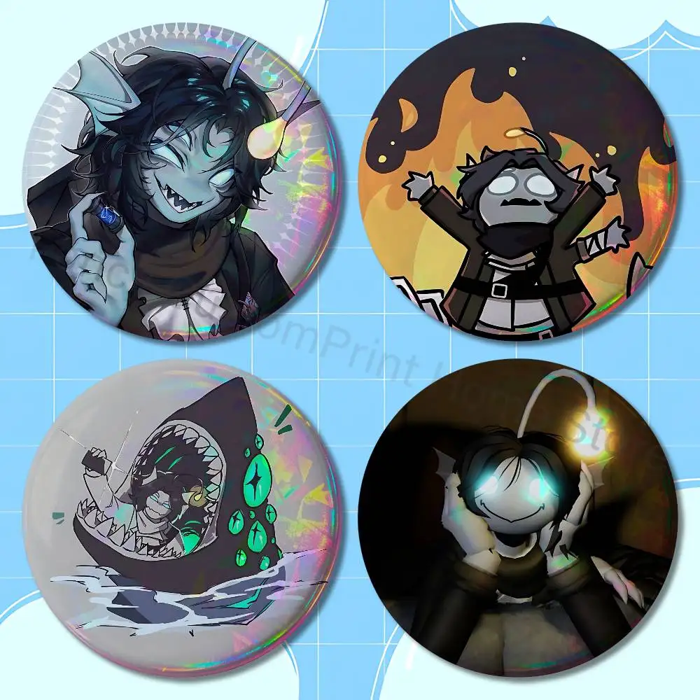 S-Sebastian Solace Pressure Custom Badges 75mm 44mm 25mm Brooch Backpack Hat Enamel Pins Accessories Toys Gifts