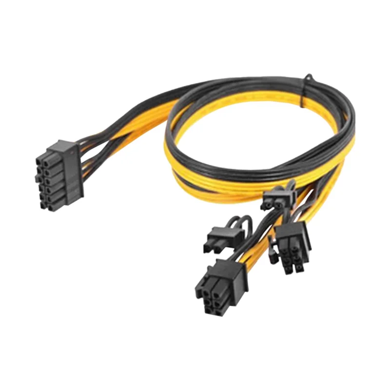 New--For Haiyun Video Card Cable 12-Pin To Pcie 6+2Pin 8Pn Power Cable 60Cm Used 12Pin PSU Multifunctional Power Cable