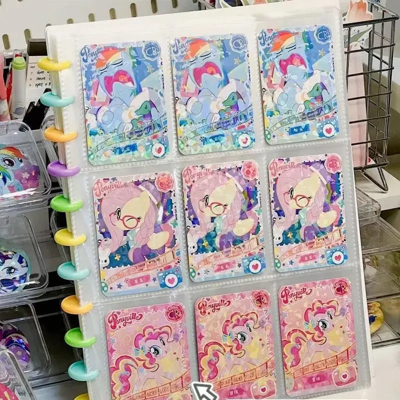 Kawaii Cute My Little Pony Card Small Card 3 Inches Decorative Card Postcard Ins Anime Birthday Gift Girlfriend Gift Girl Toy