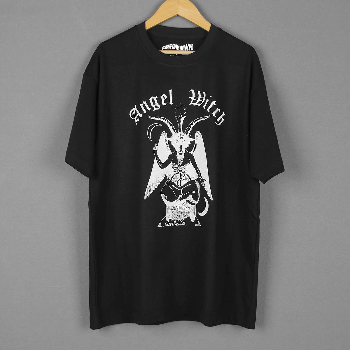 Angel Witch T-Shirt NWOBHM Band Baphomet Mercyful Fate Diamond Head Rock Demon Cotton Short Sleeves Summer Clothing Shirt