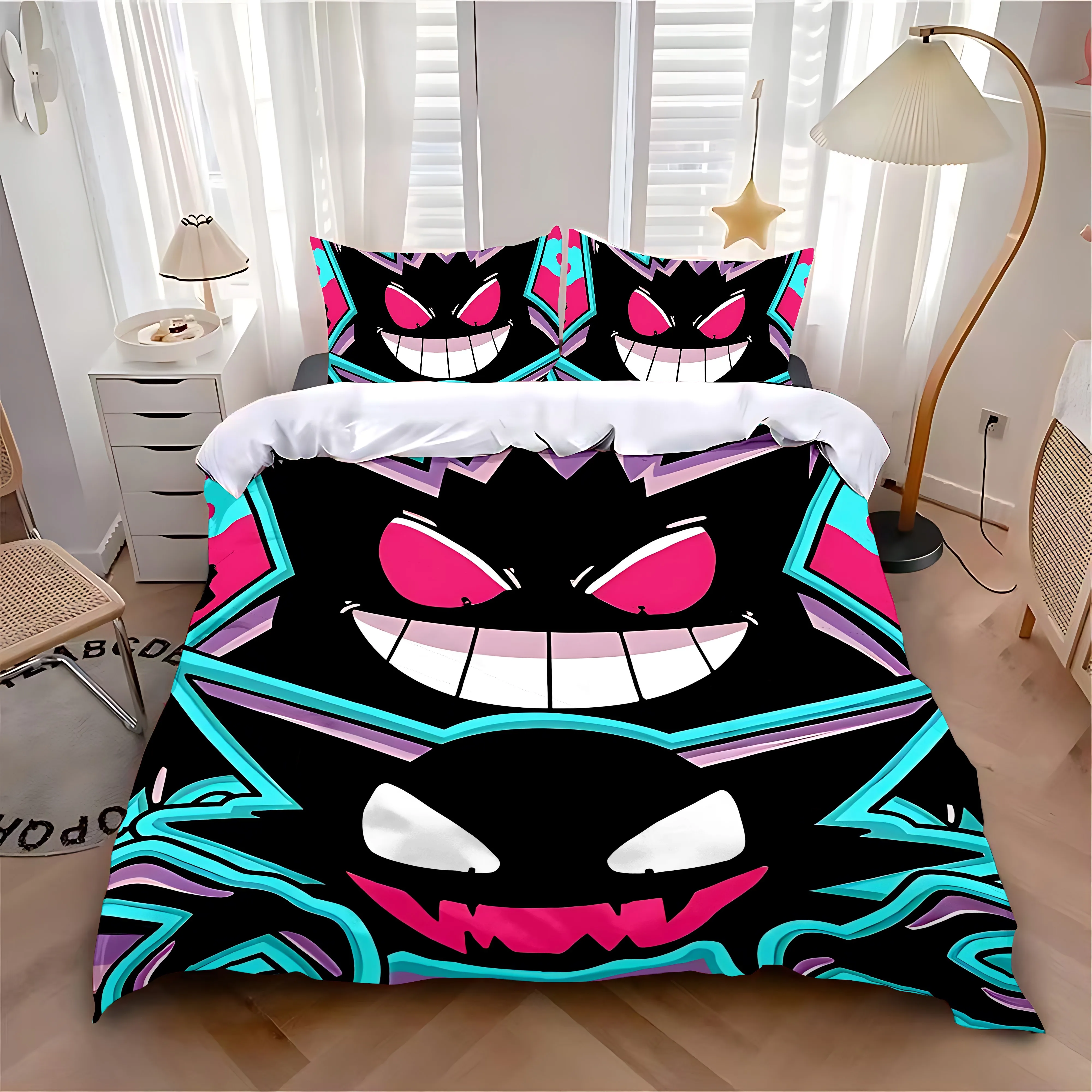 Duvet Cover Pillowcase Bedding Set Anime New G-Gengars Hot Adult Boy Girl Bedroom Decoration Children Single Double Large Size