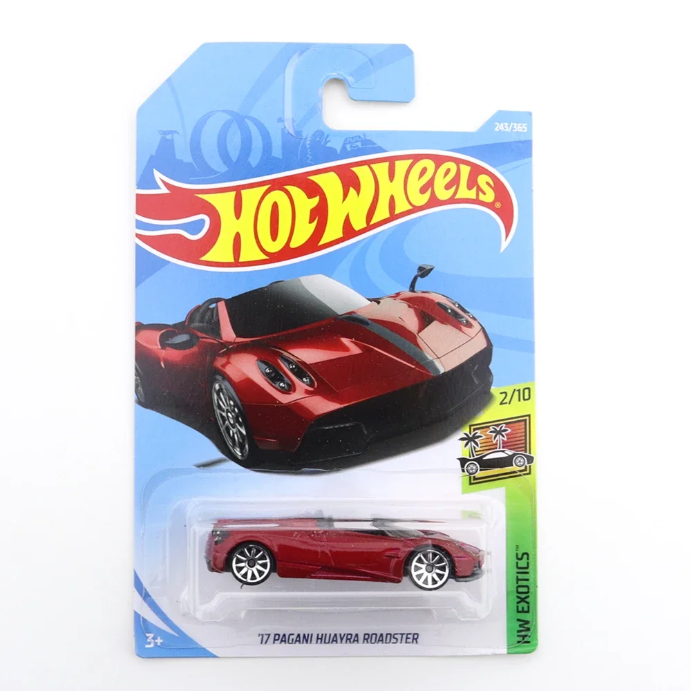 2023-13 Original Hot Wheels Mini Alloy Coupe 17 PAGANI HUAYRA ROADSTER 1/64 Metal Diecast Model Car Kids Toys Gift