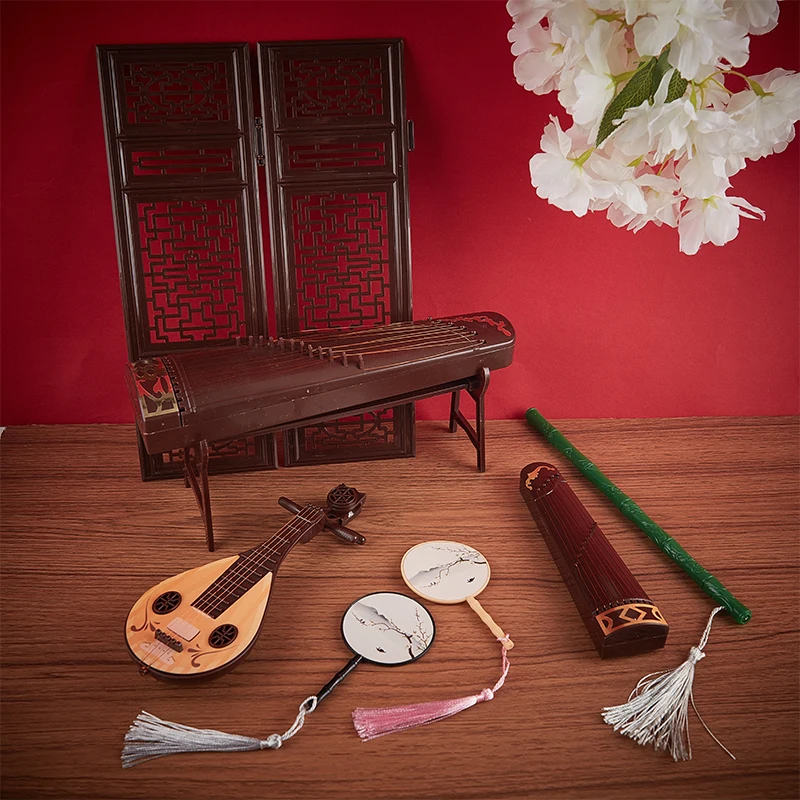 สไตล์จีนใหม่ตุ๊กตาอุปกรณ์ตกแต่ - Musical Instrument Groups บทวิจารณ์และราคา