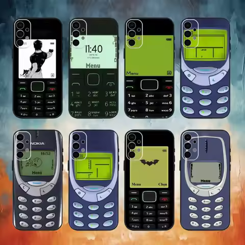 Retro Old Nostalgiar N-Nokia Cellphone Phone Case For Samsung S25,S24,S21,S22,S23,S30,Ultra,S20,Plus,Fe,Lite,5G Black Cover