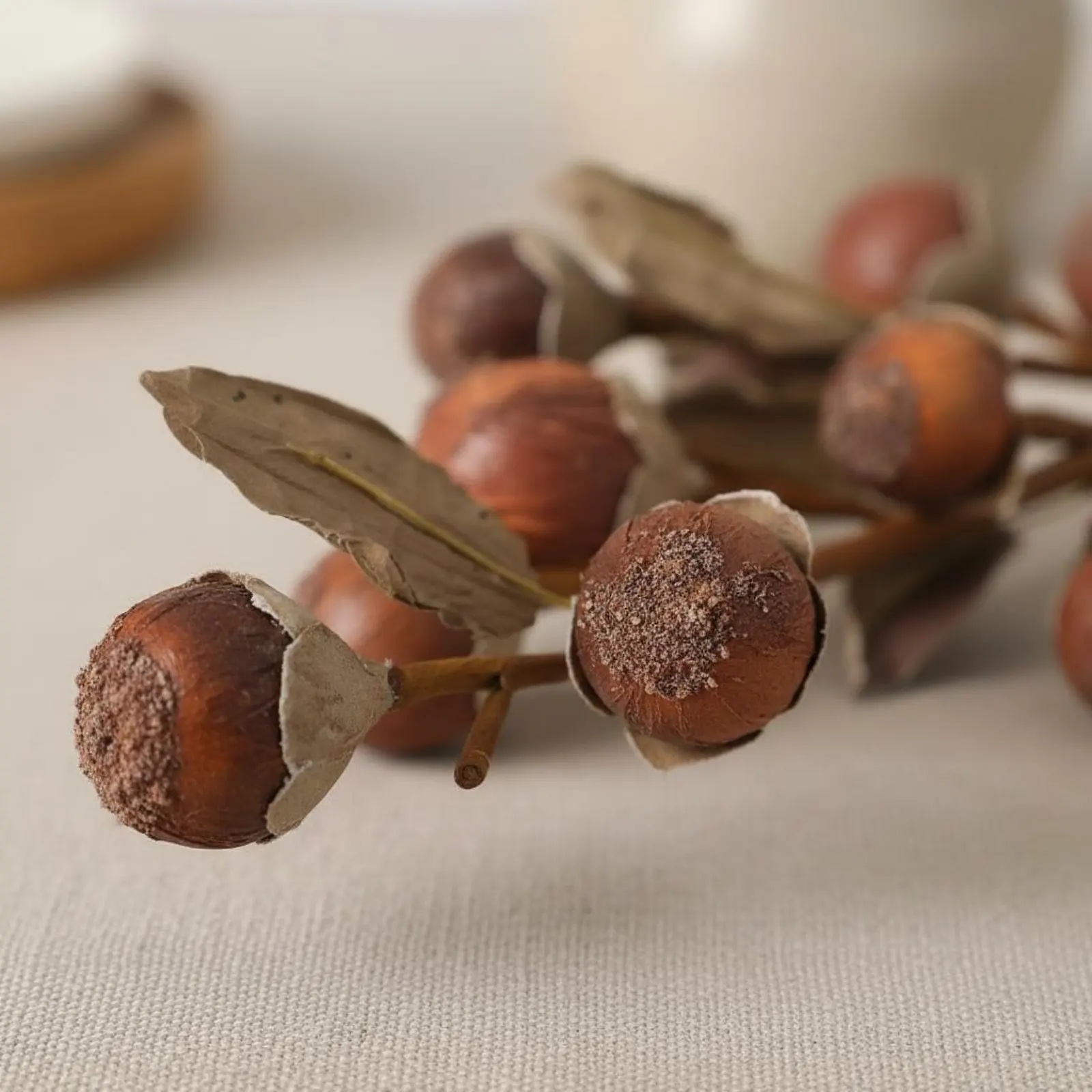 

Vintage Dried Fruit Stem Easy to Care Realistic Faux Fruit Branch Autumn Fruit Branch No Watering Faux Fruit Stem Fade Resistant