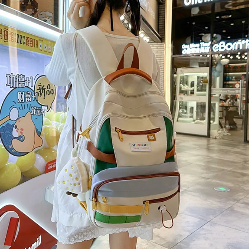 

Kids Backpack for Women Large Capacity Versatile Student Backpack Travel Backpack School Bags Class Bag for Girl Mochila Рюкзак