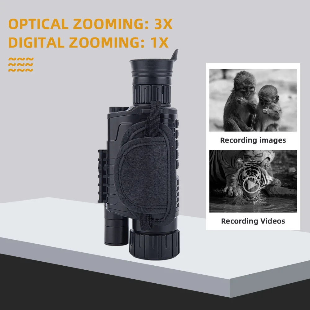 300M Hunting Night Vision Monocular Camera Range 6.8x 40 30MP 2K 30FPS Video Digital Infrared  Goggles Cameras Optics Telescope