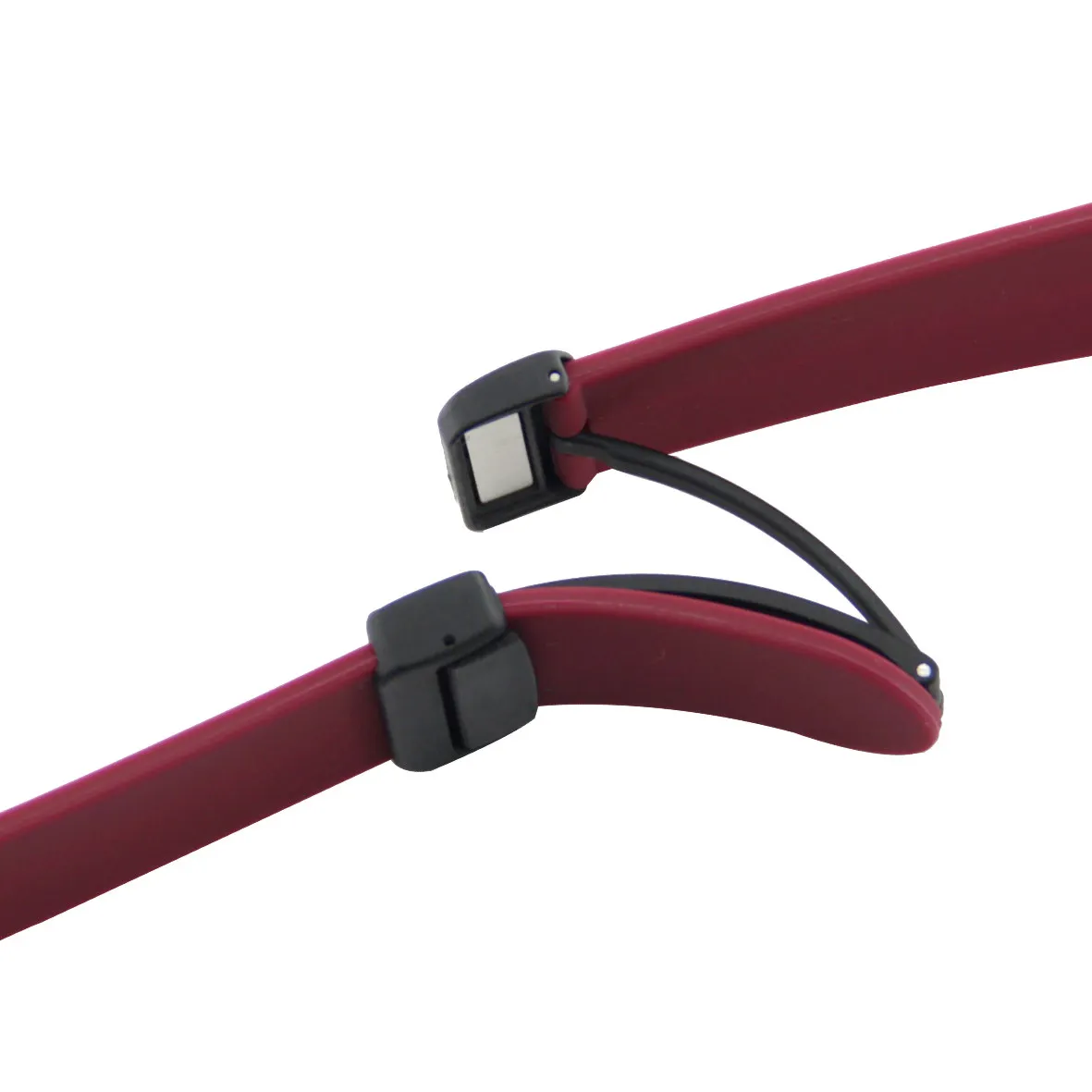 Ремешок для часов 14 мм, 16 мм, 18 мм, 20 мм, 22 мм со складной магнитной пряжкой, быстросъемный качественный силиконовый регулируемый браслет унисекс