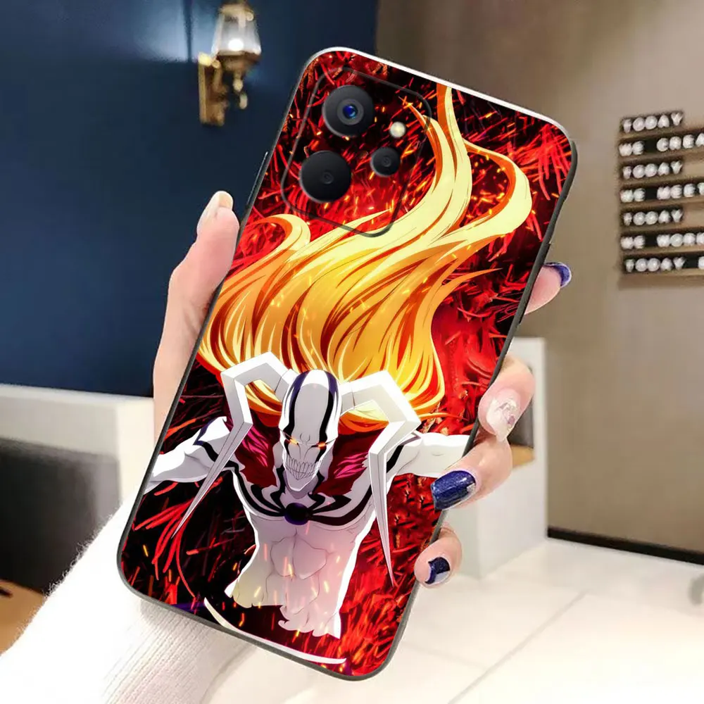 

Anime Bleach Kurosaki Ichigo Custom Photo Phone Case For Realme 14 13 12 11 10 9 9I 8 8I 7 7I 6 Pro Plus 5G TPU Case Funda Shell
