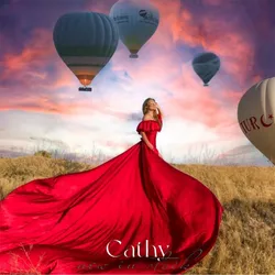 Cathy Wine Red Flying Prom Dresses Off the Shoulder فساتين السهرة Elegant Sleeveless Cathedral Train vestidos verano moda 2024