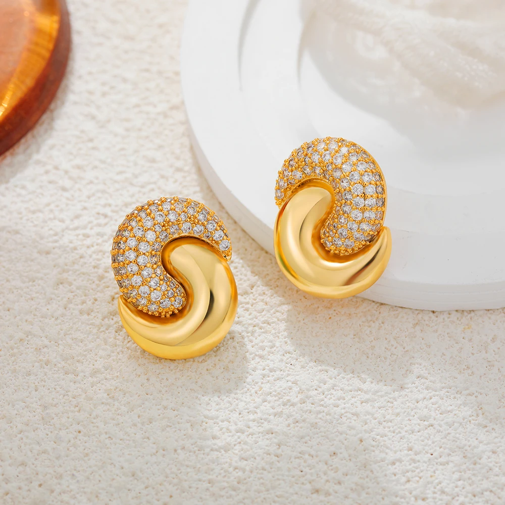 Fashion Zircon Earr… - image