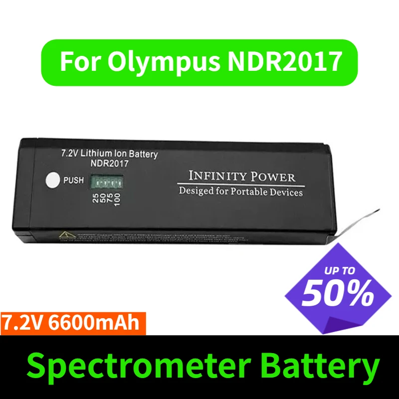 

7.2V 6600mAh Spectrometer Battery for Olympus NDR2017