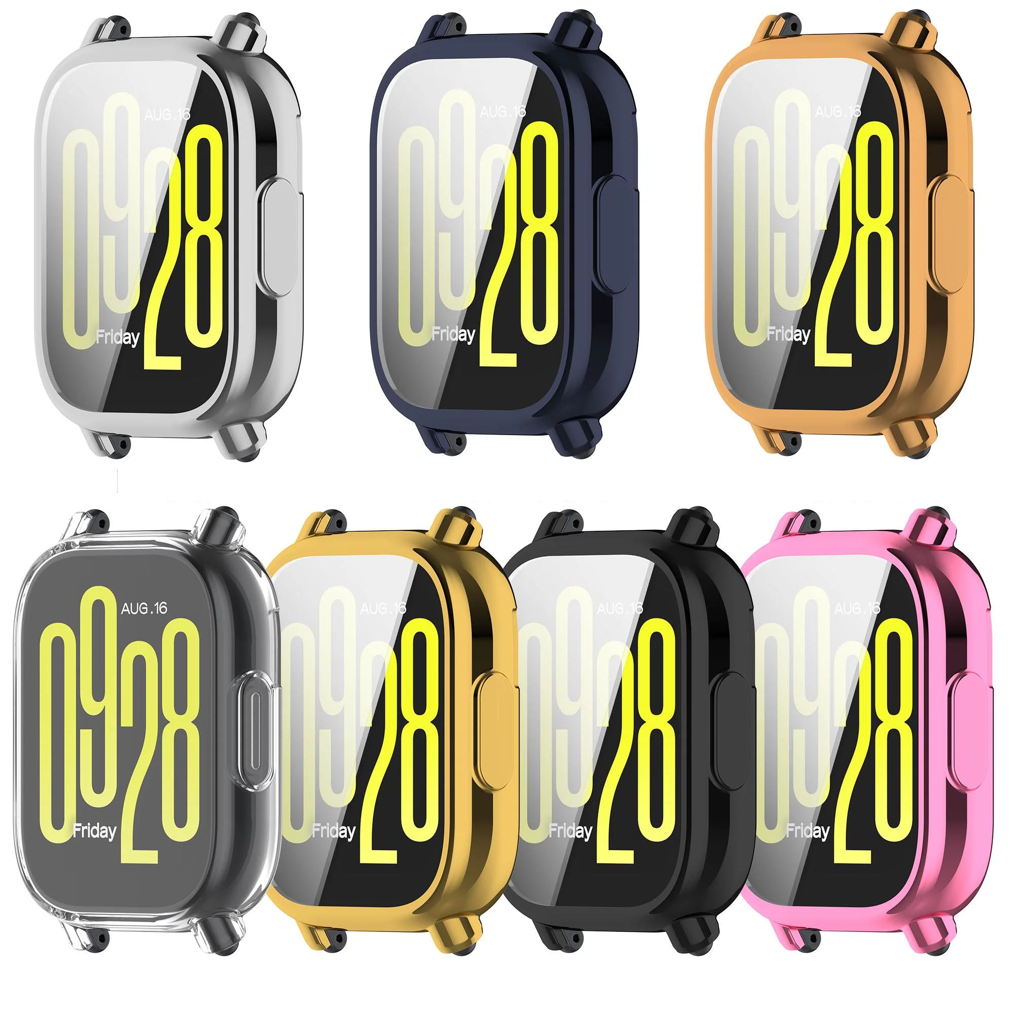 TPU plating Case For Redmi watch 5 Active case Screen protector bumper For Redmi watch 5 Lite smart watch case accessories