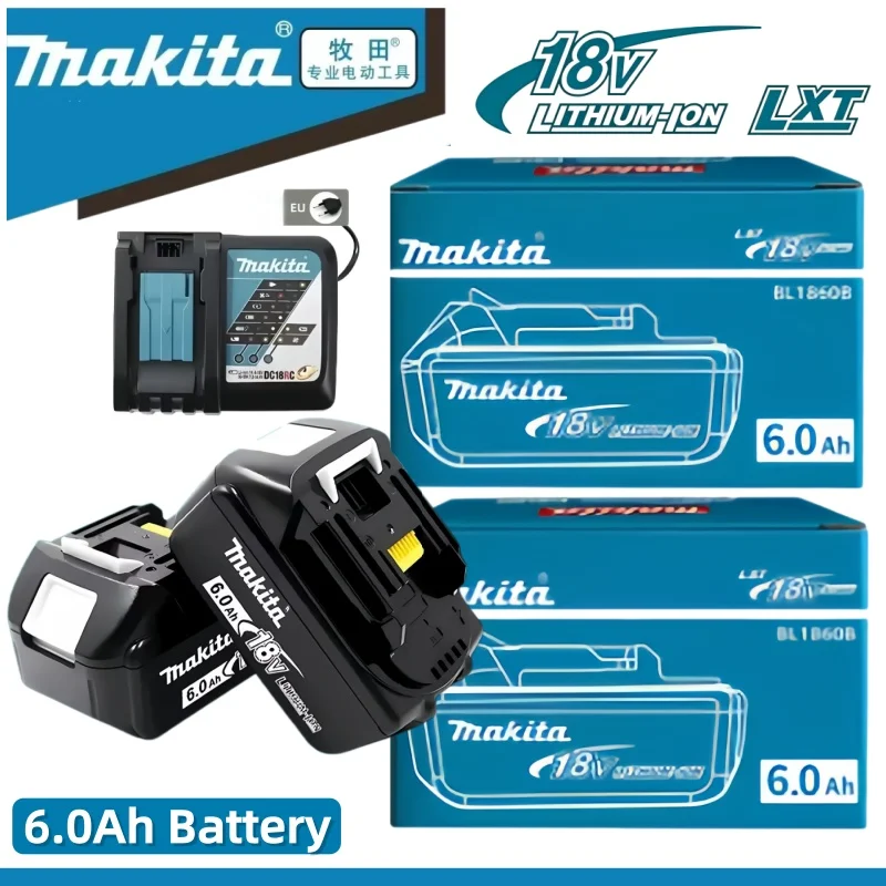 

Authentic Factory Original Makita 18V 6.0Ah Battery Standard Version for BL1815 BL1830B BL1840 BL1850 BL1850B BL1860