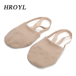 Girls Rhythmic Gymnastics Shoes Women Adult Children Half Sole Jazz Ballet Dance Shoes Half Toe Shoes Woman Belly Dancing Shoes