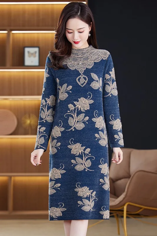 2025 겨울 밍크 캐시미어 두꺼운 따뜻한 풀오버 여성 한국 빈티지 캐주얼 탑 스웨터 가을 신상 우아한 바디콘 코트 스웨터