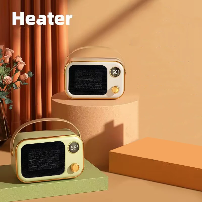 

Портативный электрический обогреватель, портативный обогреватель пространства, с фотодисплеем, керамический ОБОГРЕВАТЕЛЬ PTC для дома