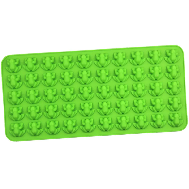 50 Even Frog Silicone Chocolate, Homemade Ice Grid Mold, Fire Paint Wax Vertical Mould XG1188