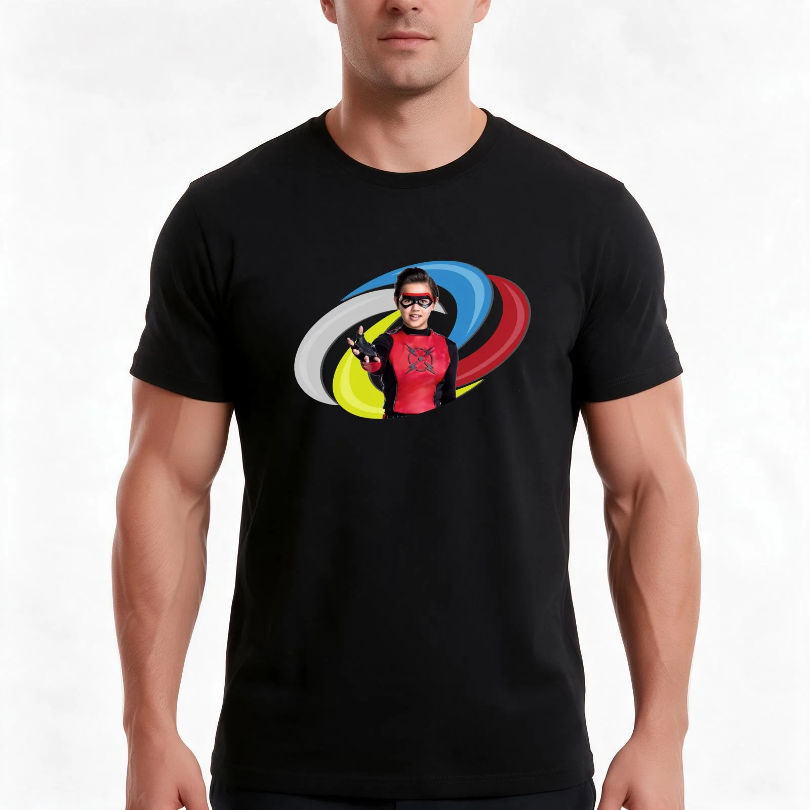 Chapa - Volt - Logo T-Shirt, Summer Casual Cotton Tee, Oversized Streetwear Tops, Vintage Graphic Print, Loose Fit Short Sleeve