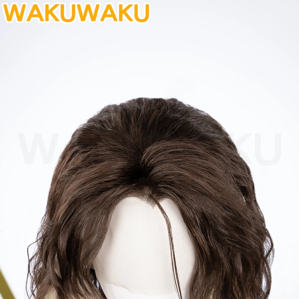 متوفر فيكتور كوسبلاي شعر مستعار دانتيل أمامي لعبة LOL كوسبلاي WakuWaku للرجال شعر بني قصير فيكتور الهالوين كوسبلاي شعر مستعار بغطاء مجاني