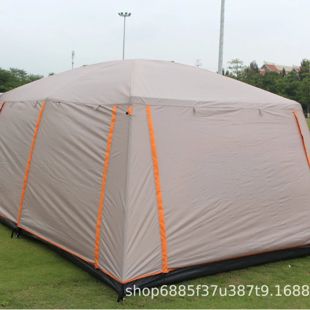 Rainbow Storm Camping Tent, dois quartos e um salão, piquenique de sombreamento, Big Tent, 3-6-12 pessoas