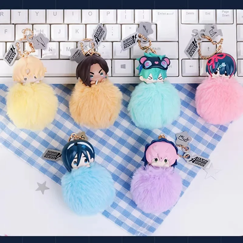 

Cute Fun Anime Alien Stage Character Keychain Luka Till Sua Ivan Mizi Hyuna Maumet Mini Plush Mascot Trendy Blind Box Toy Gift