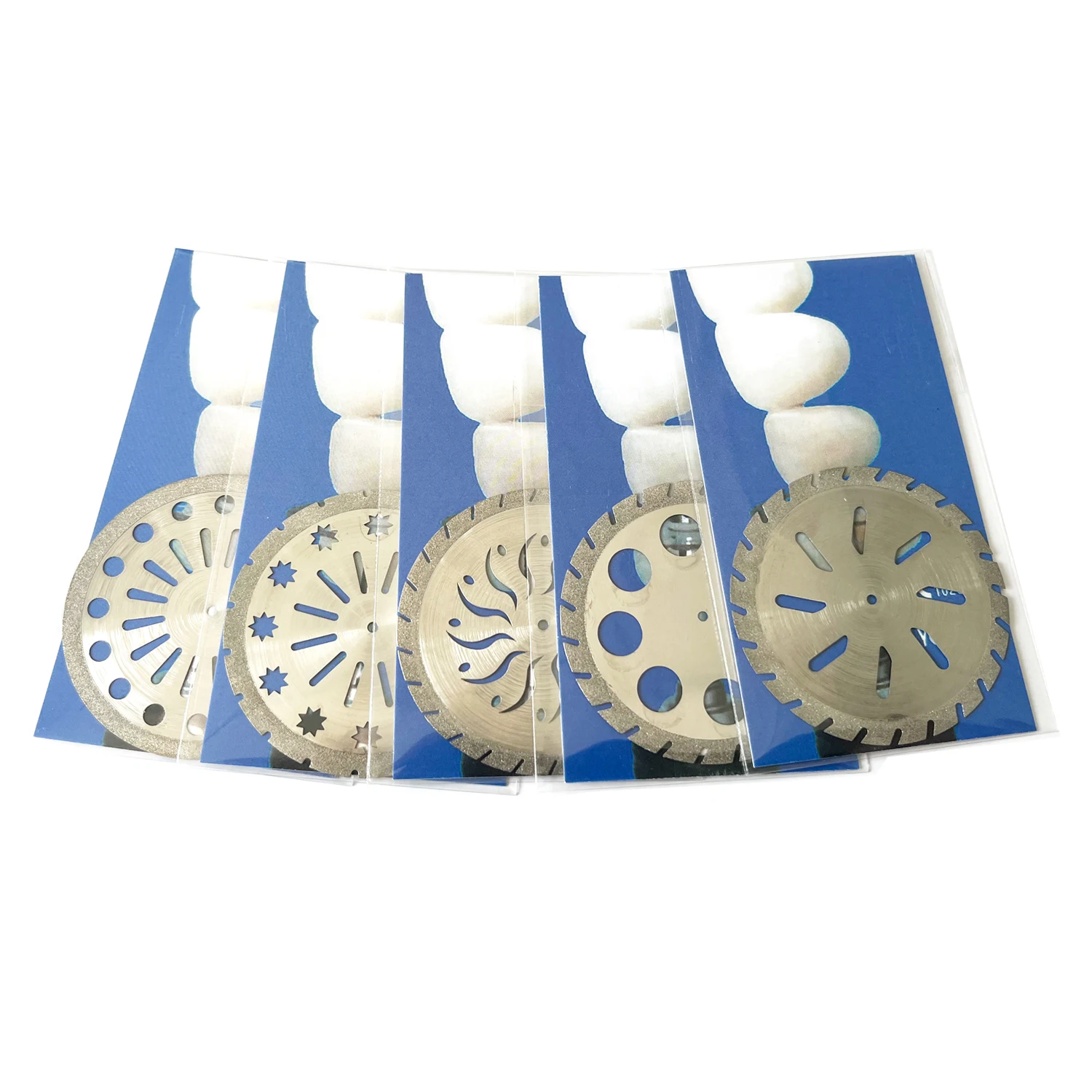AG 1PCS Dental lab Double Sided Diamond Cutting Disc 45/50mm for separating polishing ceramic crown plaster or jade Diamond Disc